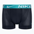 Pánské boxerky Nike Dri-Fit Essential Micro Trunk 3 páry modrá/navy/green 2