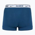 Pánské boxerky Nike Everyday Cotton Stretch Trunk 3 páry light armry blue/blue force/white waistband 3