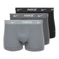 Pánské boxerky Nike Everyday Cotton Stretch Trunk 3 páry black/iron gry/cool grey high shine textured wb