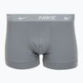 Pánské boxerky Nike Everyday Cotton Stretch Trunk 3 páry black/iron gry/cool grey high shine textured wb 2