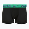 Pánské boxerky Nike Dri-Fit Essential Micro Trunk 3 páry black green shock/wild violet/black text wb 2
