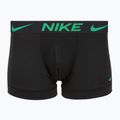 Pánské boxerky Nike Dri-Fit Essential Micro Trunk 3 páry black green shock/wild violet/black text wb 4