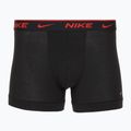 Pánské boxerky Nike Everyday Cotton Stretch Trunk 3 páry black lig crim/des och/deep night logo v pase 3