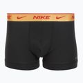 Pánské boxerky Nike Everyday Cotton Stretch Trunk 3 páry blk/university red/wheat gold/black high shine wb 2
