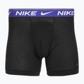 Pánské boxerky Nike Dri-FIT Ultra Comfort 3 páry black evrgreen aura/deep night/black waistband 3