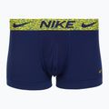 Pánské boxerky Nike Dri-Fit Essential Micro Trunk 3 páry blu void/lgh crim/brht citron/evergrn aura/abst wb 3