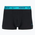 Pánské boxerky Nike Everyday Cotton Stretch Trunk 3 páry black/iron gry/cool grey high shine textured wb 4