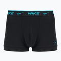 Pánské boxerky Nike Everyday Cotton Stretch Trunk 3 páry black/iron gry/cool grey high shine textured wb 5