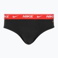 Pánské slipy Nike Everyday Cotton Stretch Brief 3 pary black light crimson/desert ochre/black wb 2