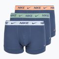 Pánské boxerky Nike Cotton Stretch Trunk 3 pairs mineral
