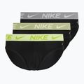 Pánské slipy Nike Dri-Fit Essential Micro 3 pack folkstone gray