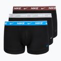 Pánské boxerky Nike Cotton Stretch Trunk 3 pack open black