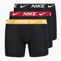 Pánské boxerky Nike Dri-Fit Essential Micro 3 pack metal grey