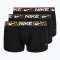Pánské boxerky Nike Dri-Fit Essential Micro Trunk 3 pack graphite