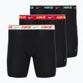 Pánské boxerky Nike Long Boxer Brief steel grey