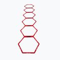 Pure2Improve Koordinační tréninkový žebřík Hexagonální červená 2817 2