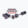 Pure2Improve Hybrid Dumbell/Barbell 30kg činky s funkcí činky černé a červené P2I202350