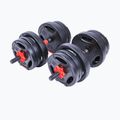 Jednoruční nakládací činky Pure2Improve Hybrid Dumbell/Barbell černo-červené P2I202340 2