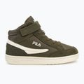 Dětské boty  FILA Crew Velcro Mid olive night 2