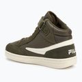Dětské boty  FILA Crew Velcro Mid olive night 3