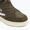 Dětské boty  FILA Crew Velcro Mid olive night 7