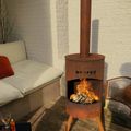 Zahradní krb BonFeu BonTon corten 2