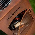 Zahradní krb BonFeu BonCarré corten 8