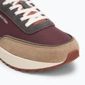 Pánské boty Calvin Klein HM0HM01714 Low Top Lace Up Repreve Mix Silver Mink/Vineyard Wine 7