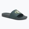 Pánské nazouváky Calvin Klein YM0YM01281 Jelly Mono PU Seaside Aqua/White