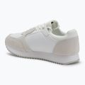 Dámské boty Calvin Klein  YW0YW01644 Runner Laceup Sock Mg Nylon Mix Bright White/Black 3