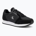 Dámské boty Calvin Klein YW0YW01644 Runner Laceup Sock Mg Nylon Mix black