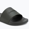 Pánské nazouváky Calvin Klein HM0HM00455 Pool Slide Rubber dark olive 7