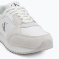 Pánské boty Calvin Klein YM0YM01326 Retro Runner Sock Lace Up Ny-Su Bright White/Black 7