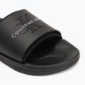 Pánské žabky Calvin Klein YM0YM00361 Slide Rubber Neoprene Monologo black 7