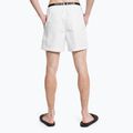 Pánské plavecké šortky Calvin Klein Medium s dvojitým pasem bílé 7