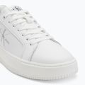 Dámské boty Calvin KleinYW0YW01224 Cupsole Mono Lth Wn white/silver 7