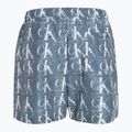Pánské plavecké šortky Calvin Klein Medium Drawstring Print modré 2