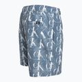 Pánské plavecké šortky Calvin Klein Medium Drawstring Print modré 3