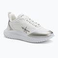 Dámské boty Calvin Klein Eva Runner Low Lace Mix Ml Wn bright white/silver