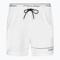 Pánské plavecké šortky  Calvin Klein Medium Double WB classic white