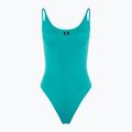 Dámské jednodílné plavky  Calvin Klein Scoop One Piece blue ocean