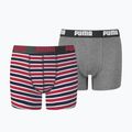 Dětské boxerky PUMA Printed Basic 2 ks ribbon red