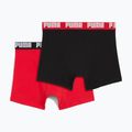 Pánské boxerky PUMA Everyday Basic 2 pairs red/black 2