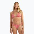 Dámské dvoudílné plavky O'Neill Capri Bondey Bikini červené jednoduché pruhy 2