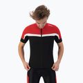 Pánský cyklistický dres    Rogelli Course black/red/white