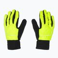 Pánské cyklistické rukavice Rogelli Essential Winter Waterproop fluorescent yellow 2