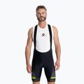 Pánské cyklistické kraťasy  Rogelli Hero II Bib Short yellow/grey/black