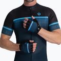 Pánské cyklistické rukavice Rogelli Hero II black/blue 2