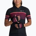 Dámské cyklistické rukavice  Rogelli Impress II burgundy/coral/black 2