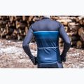 Pánské cyklistické tričko longsleeve  Rogelli Hero II black/blue 9